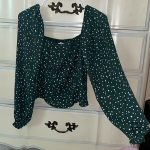 Abercrombie Square Neck Top Sz M